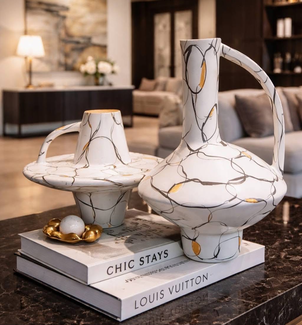 Luxury Ceramic Pitcher Set